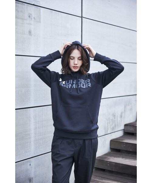 アンダーアーマー（UNDER ARMOUR ）/フリース・ニット F24 UA RIVAL FLEECE WORDMARK HOODIEの通販は 5,863円