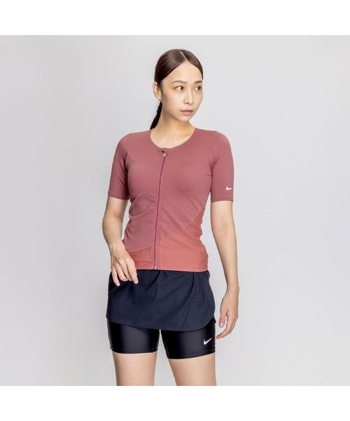 ナイキ（NIKE）/フィットネス ナイキ SP25 ジップ付き半袖2in1スカートショーツセパレーツ