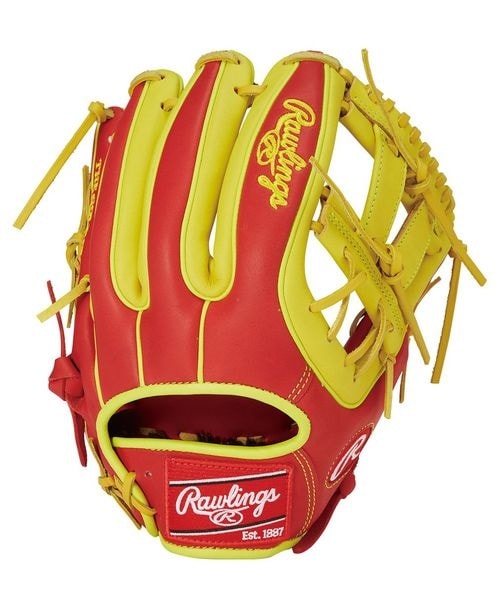 ローリングス（rawlings）/ベースボール 軟式 HOH MLB COLOR SYNC(エイチオーエイチエムエルビーカラーシンク)N54G − スカーレット/イ…_1