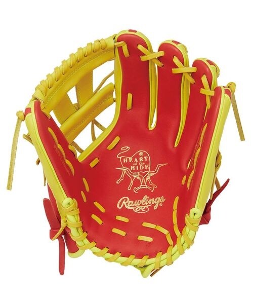 ローリングス（rawlings）/ベースボール 軟式 HOH MLB COLOR SYNC(エイチオーエイチエムエルビーカラーシンク)N54G − スカーレット/イ…_2