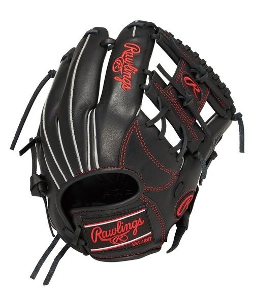 ローリングス（rawlings）/ベースボール ジュニア軟式 HYPER TECH R9 SERIES(ハイパーテックアールナインシリーズ)N6L−ブラック