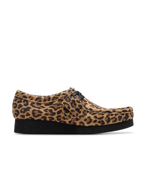 【NEW】クラークス（Clarks）/レディース WallabeeEVOSh Leopard Suede