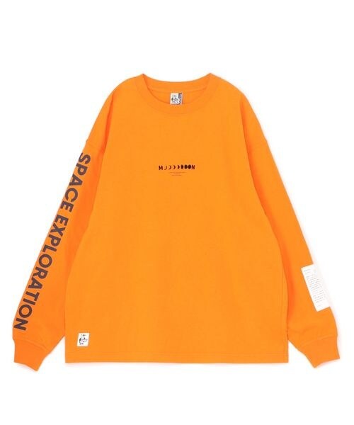 チャムス（CHUMS）/長袖Tシャツ（ロンT） Space Booby on the Moon Brushed L／S T−