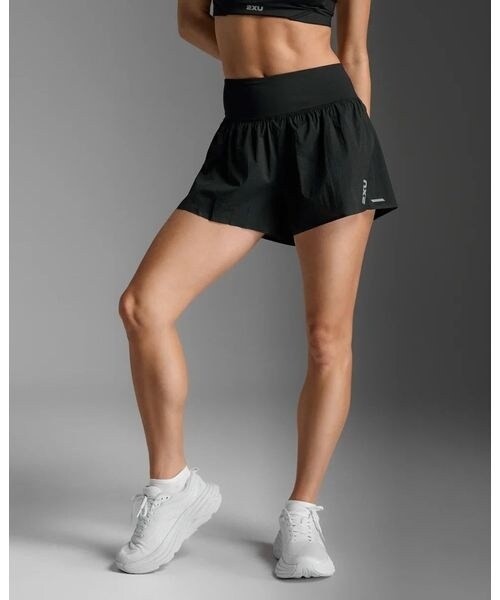 ツータイムズユー（2XU）/ショーツ・パンツ ウィメンズエアロ　メッシュ2イン1　5インチショート