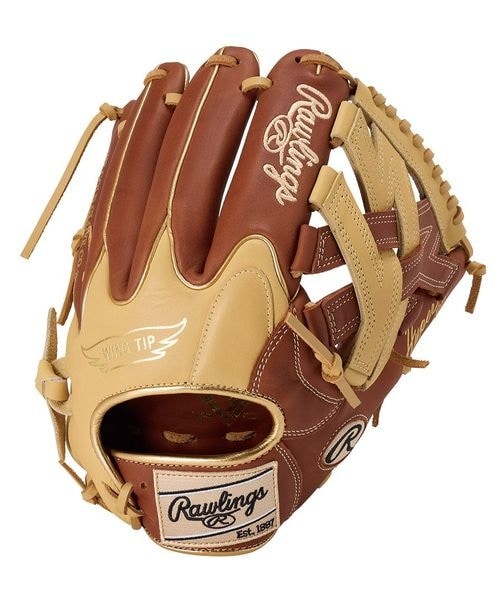 ローリングス（rawlings）/ベースボール 軟式 HYPER TECH COLOR SYNC(ハイパーテックカラーシンク) N55W ブラウン/キャメル_1