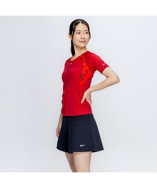ナイキ（NIKE）/スイミング ナイキ SS26 FLARE FIT SHORTS半袖ジップ付きセパレーツ_2