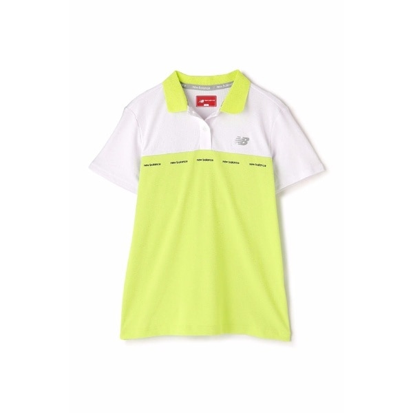 ニュー平衡にする ゴルフ（New Balance Golf）/ゴルフ W ポップコーンピケ 半袖スポーツシャツ SP