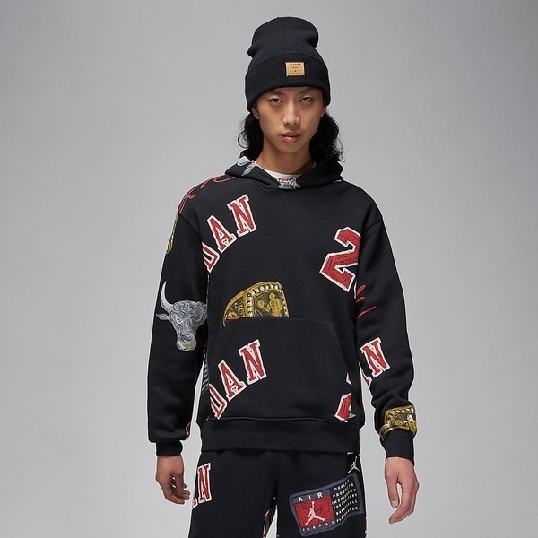 ナイキ（NIKE）/バスケット&バレー&その他競技 AS M J ESS AOP FLC PO