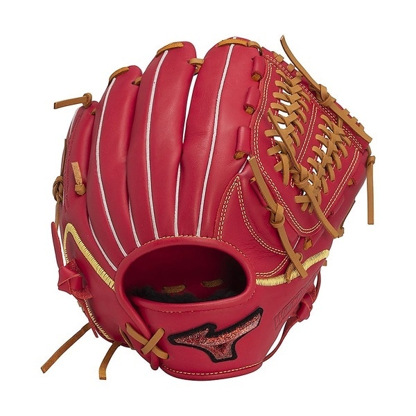 ミズノ（MIZUNO）/野球 軟式用WILLDRIVE RED(ウィルドライブ 赤いこと) U−Plus ピッチャー×内野手:大きさ10