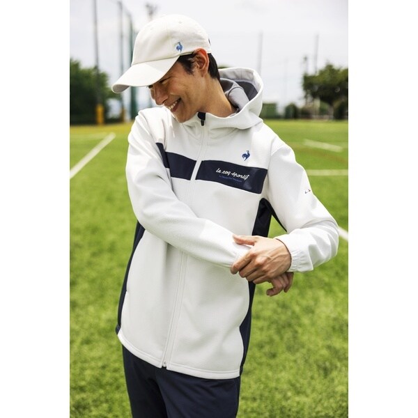 ルコック スポルティフ（lecoq sportif）/メンズアパレル 防風ストレッチワッフルボンディングアウター_2