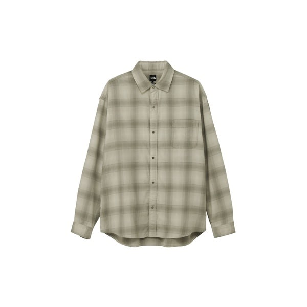 【NEW】ザ・ノース・フェイス（THE NORTH FACE）/メンズアパレル LS FLN OBCHK SHIRT (ロングスリーブフランネルオンブレチェックシャツ) 12,375円