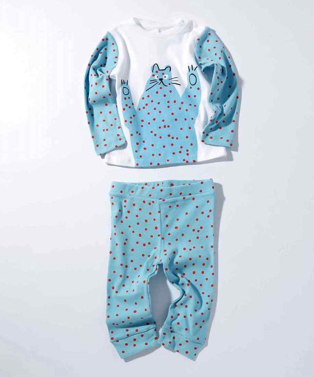 ステラマッカートニー（STELLA McCARTNEY）/STELLA McCARTNEY Baby 長袖アニマルセットアップ_1