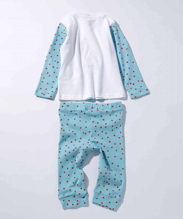 ステラマッカートニー（STELLA McCARTNEY）/STELLA McCARTNEY Baby 長袖アニマルセットアップ_2