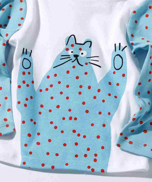 ステラマッカートニー（STELLA McCARTNEY）/STELLA McCARTNEY Baby 長袖アニマルセットアップ_4