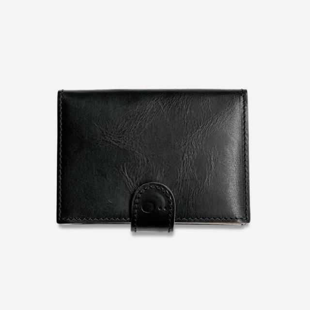 ジーアール（gr．）/レザーカードケース／ブラック