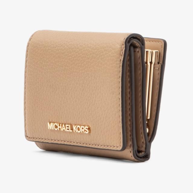 マイケル・教科課程（Michael Kors）/JET SET TRAVEL パウダーコンパクト ウォレット 並み並み