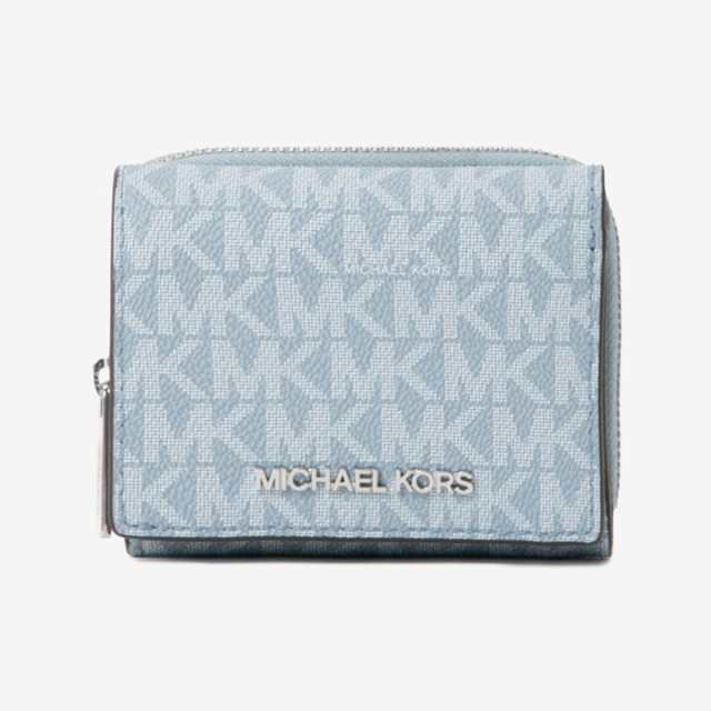 マイケル・コース（Michael Kors）/JET SET TRAVEL ミッド ジップウォレット スモール − MKシグネチャーの通販は 9,009円