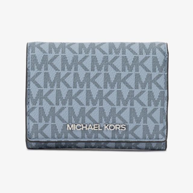 マイケル・コース（Michael Kors）/JET SET TRAVEL コンパクト ウォレット ミディアム − MKシグネチャー