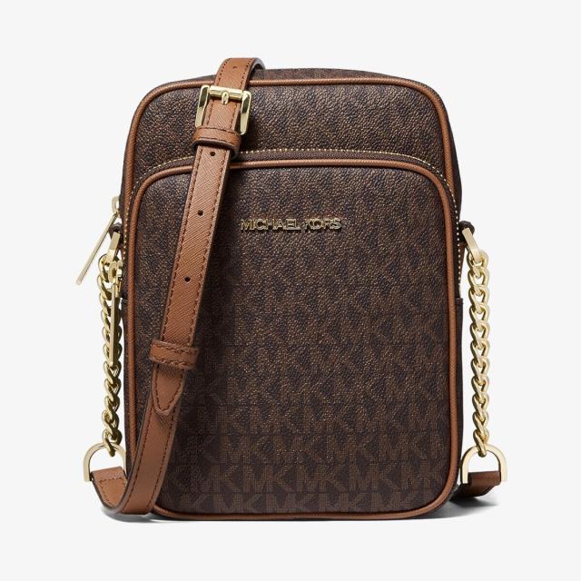 マイケル・コース（Michael Kors）/JET SET TRAVEL NS チェーン クロスボディ ミディアム − MKシグネチャー