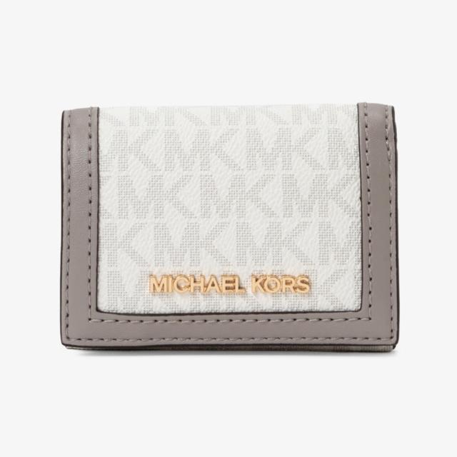 マイケル・コース（Michael Kors）/JET SET TRAVEL トライフォールドジップウォレット エクストラスモール−MKシグネチャーの通販は