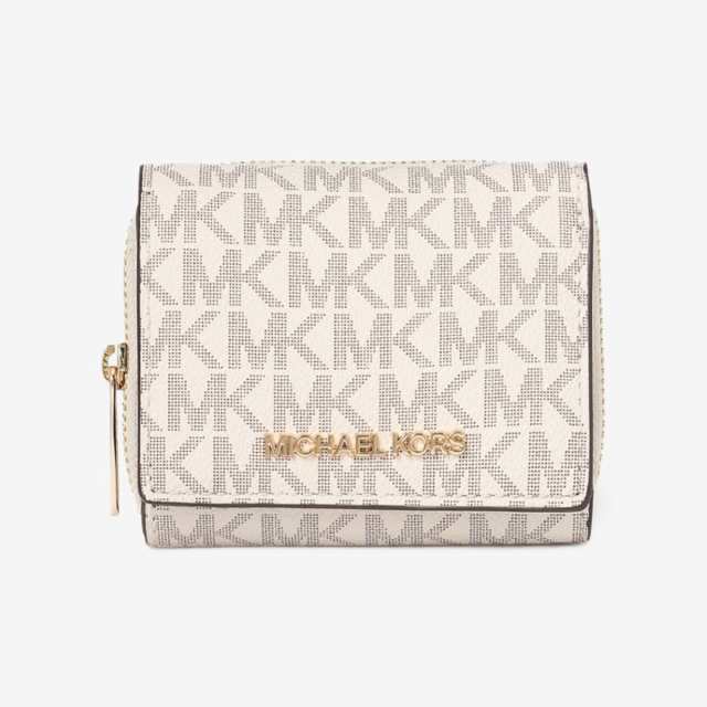 マイケル・コース（Michael Kors）/JET SET TRAVEL ミッド ジップウォレット スモール − MKシグネチャーの通販は