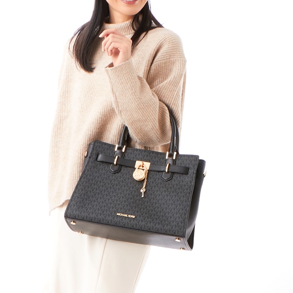 マイケル・コース（Michael Kors）/HAMILTON サッチェル ミディアム − MKシグネチャー_13