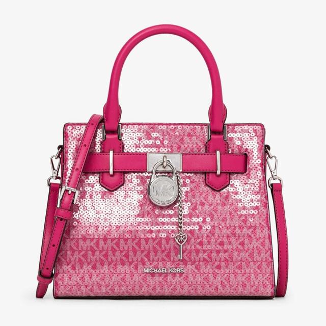 マイケル・コース（Michael Kors）/HAMILTON シークイン サッチェル スモール − MKシグネチャー