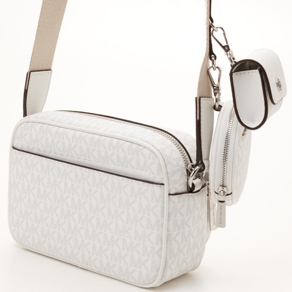 マイケル・教科課程（Michael Kors）/JET SET ITEM 衣嚢 差し交わす上半身 ウィズ アタッチ 並み並み − MK名書き