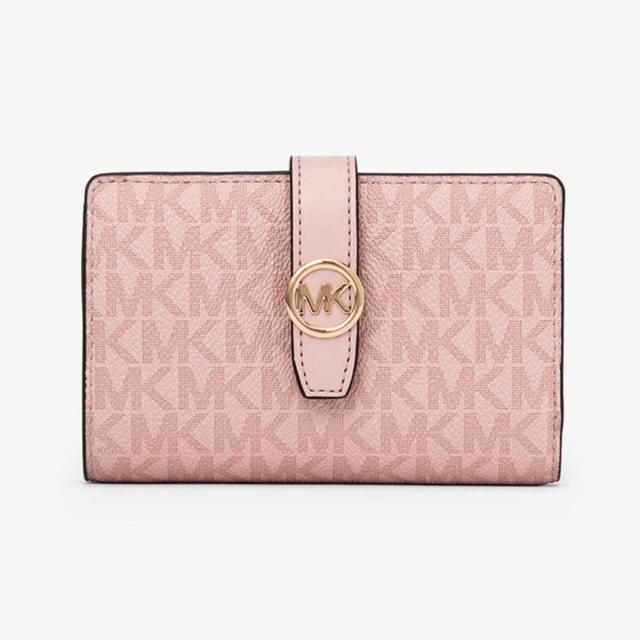 マイケル・コース（Michael Kors）/GREENWICH ジップアラウンド タブ ウォレット ミディアム − MKシグネチャー