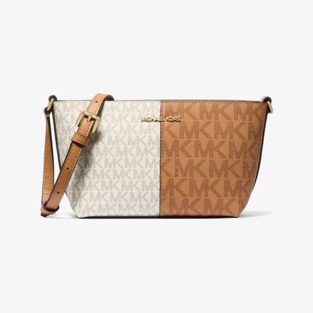 マイケル・コース（Michael Kors）/JET SET ツートーン クロスボディ スモール − MKシグネチャー