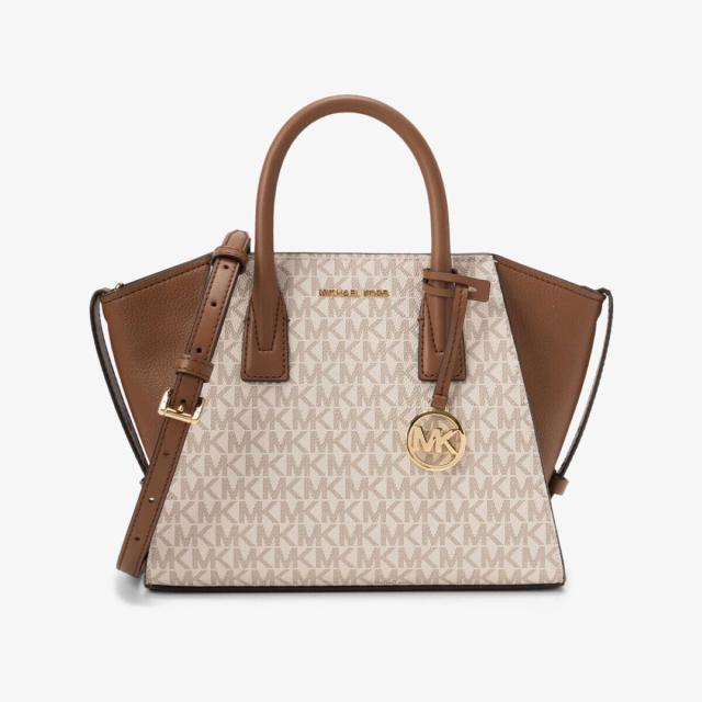 マイケル・コース（Michael Kors）/AVRIL レザー サッチェル スモール − MKシグネチャー