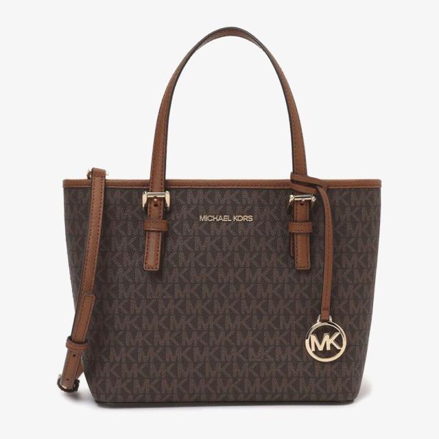 マイケル・コース（Michael Kors）/JET SET TRAVEL キャリーオール トート エクストラスモール − MKシグネチャー