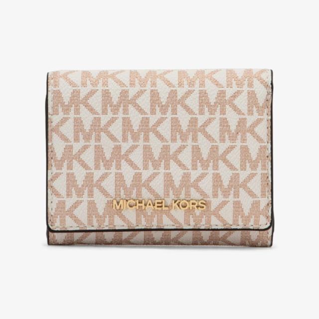 マイケル・コース（Michael Kors）/JET SET TRAVEL コンパクト ウォレット ミディアム − MKシグネチャー