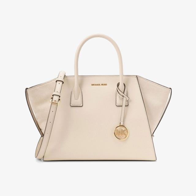MICHAEL KORS ベージュ スエード ハンドバッグ マイケル・コース(Michael Kors)/AVRIL レザー スエード