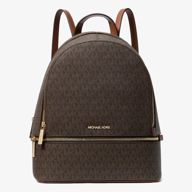 マイケル・コース（Michael Kors）/RHEA ZIP バックパック ミディアム − MKシグネチャー