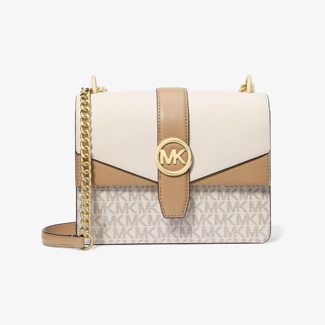 マイケル・コース（Michael Kors）/GREENWICH カラーブロック クロスボディ スモール − MKシグネチャー