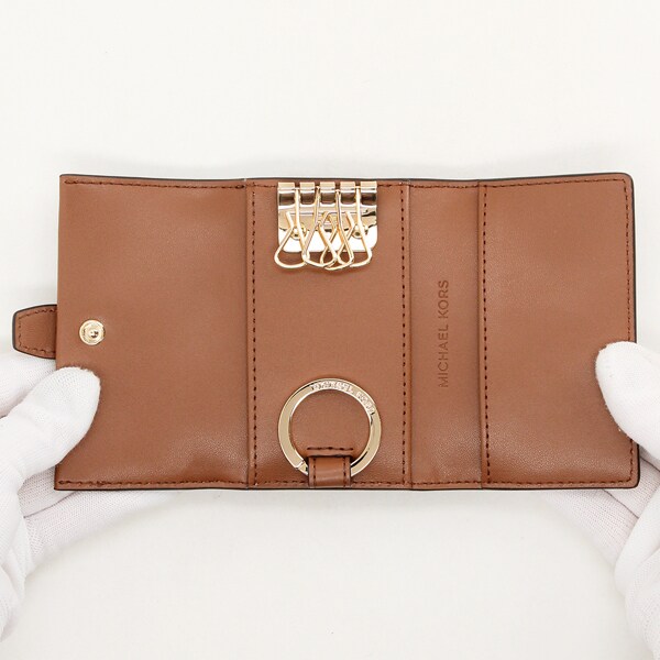 マイケル・コース（Michael Kors）/GREENWICH フラップ キーケース スモール − MKシグネチャー_5