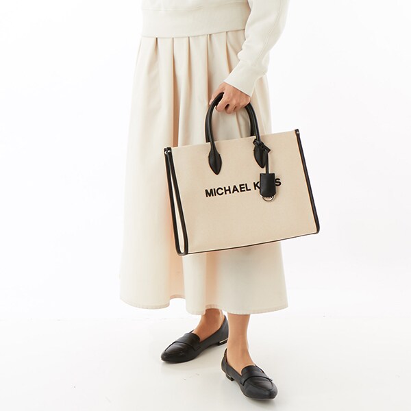 マイケル・コース（Michael Kors）/MIRELLA キャンバス トート ミディアム マイケル・コース（Michael Kors）/MIRELLA キャンバス トート