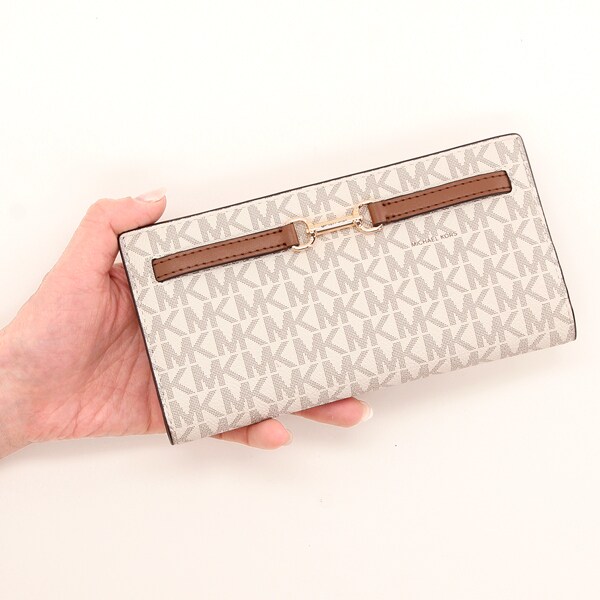 【Michael Kors☆彡】CARSON ウォレット ラージ MKシグネチャー MICHAEL KORS｜COOPER エンブリッシュ シグネチャーロゴ ビル