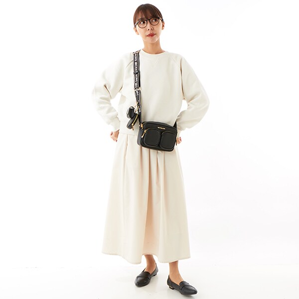 MICHAEL KORS JET SET フラップクロスボディミディアム レザー 公式アウトレット】JET SET ITEM ポケット クロスボディ ウィズ