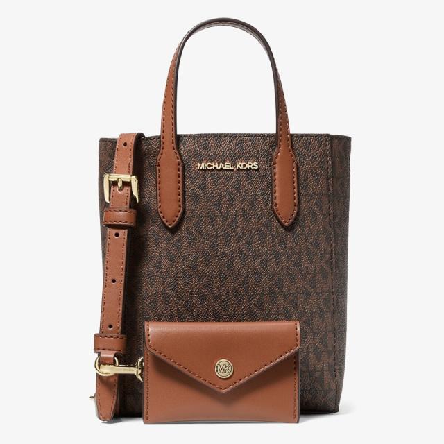 マイケル・コース（Michael Kors）/VINCENT クロスボディ ウィズ カードケース エクストラスモール − MKシグネチャー