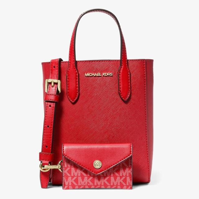 マイケル・コース（Michael Kors）/VINCENT サフィアーノレザー クロス