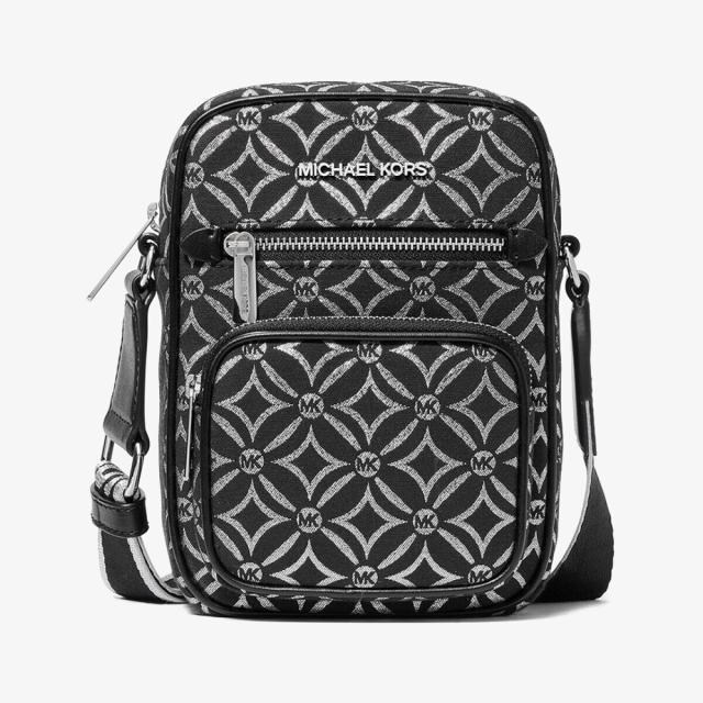 マイケル・コース（Michael Kors）/JET SET ITEM メタリック ロゴジャカード ダッフルクロスボディ ミディアム