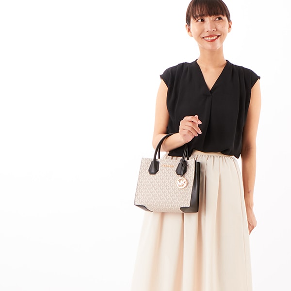 マイケル・コース（Michael Kors）/MERCER ショッパートート クロスボディ ミディアム − MKシグネチャー