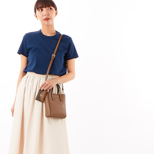 マイケル・コース（Michael Kors）/VINCENT サフィアーノレザー クロスボディ ウィズ カードケース エクストラスモール