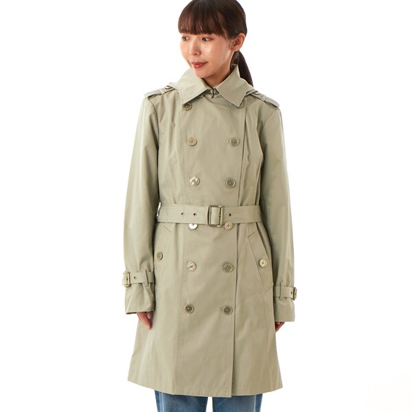 定価80,300円 新品 マイケルコース トレンチコート カーキ S ベージュ マイケル・コース（Michael Kors）/トレンチコートの通販はau PAY