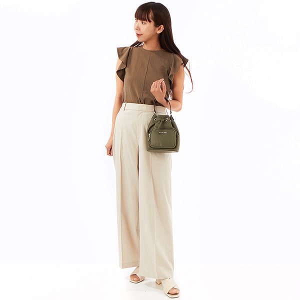 マイケル・コース（Michael Kors）/KHAI ナイロン バケット バッグ 