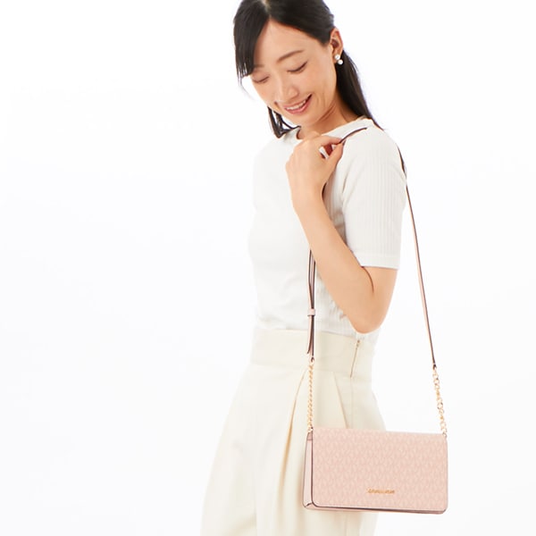 マイケル・コース（Michael Kors）/JET SET TRAVEL MD FULL FLAP XBODY クロスボディ