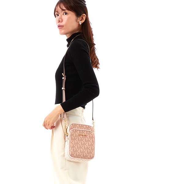 マイケル・コース（Michael Kors）/JET SET TRAVEL MD NS CHAIN XBODY クロスボディ