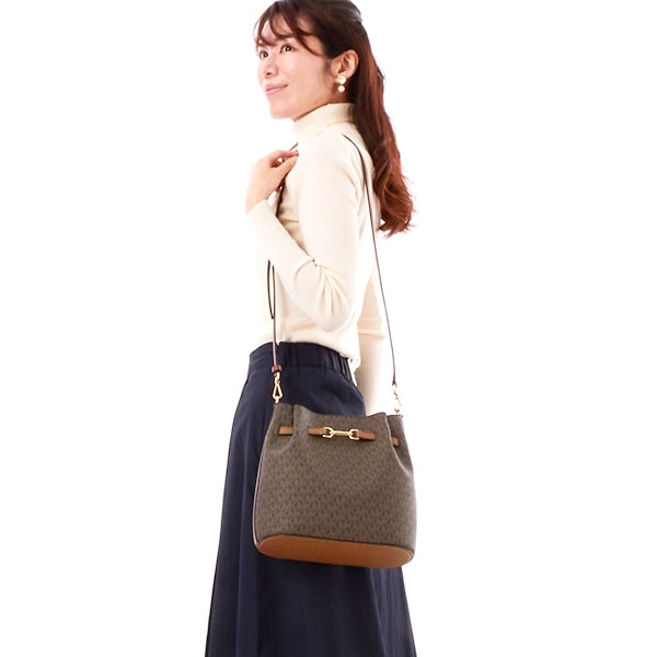 マイケル・コース（Michael Kors）/CARSON コンバーチブル バケット クロスボディ ミディアム − MKシグネチャー